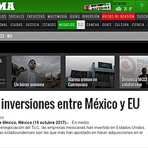 Siguen inversiones entre Mxico y EU